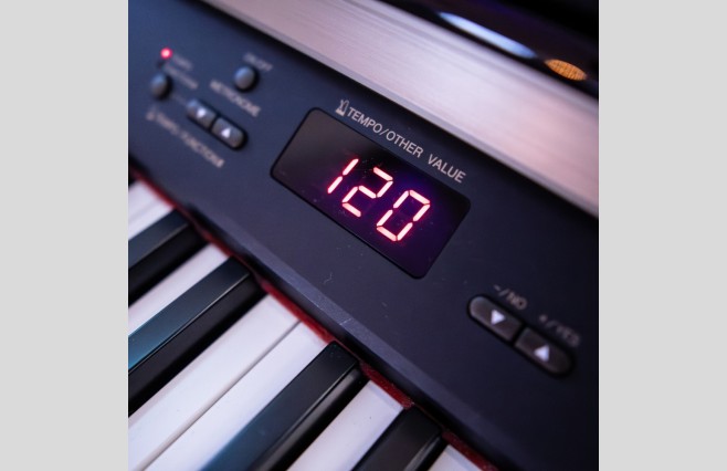 Used Yamaha CLP265GP Polished Ebony Digital Piano Complete Package (SN:ECOH01033) - Image 6